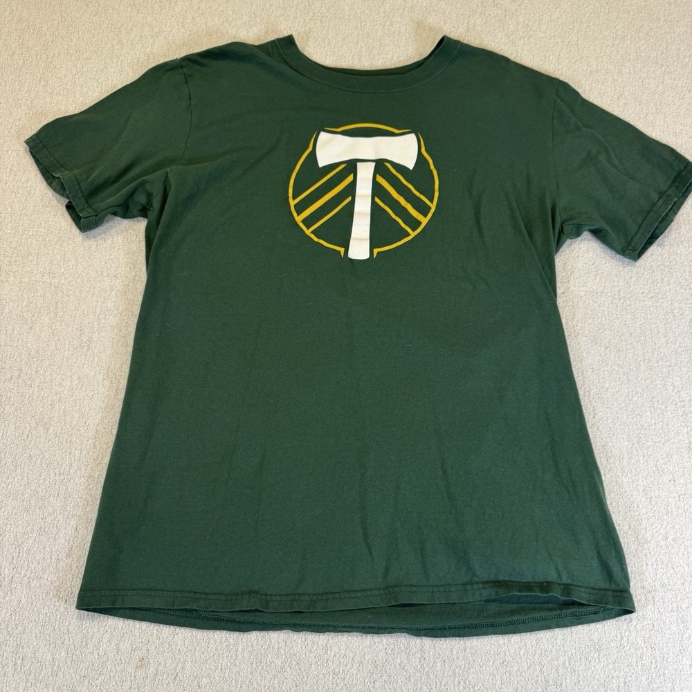 Fanatics T-Shirt Large Green Portland Timbers MLS Soccer Graphic Tee